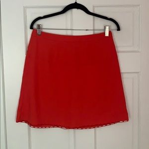 Red summery skirt